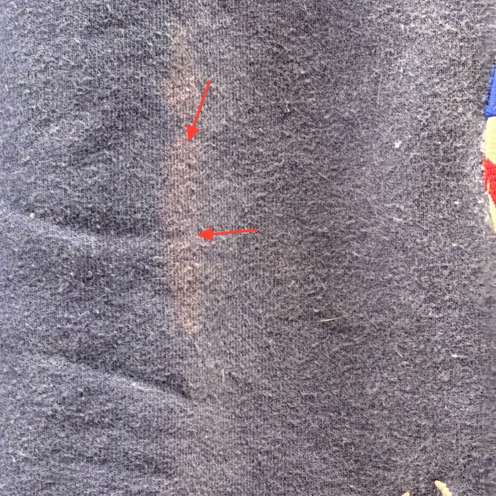 Disney World Mickey Mouse American Flag Sweatshirt Pullover Navy Blue Adult XL - Picture 5 of 10